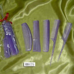 5Pcs Plastic Comb In Pvc Bag