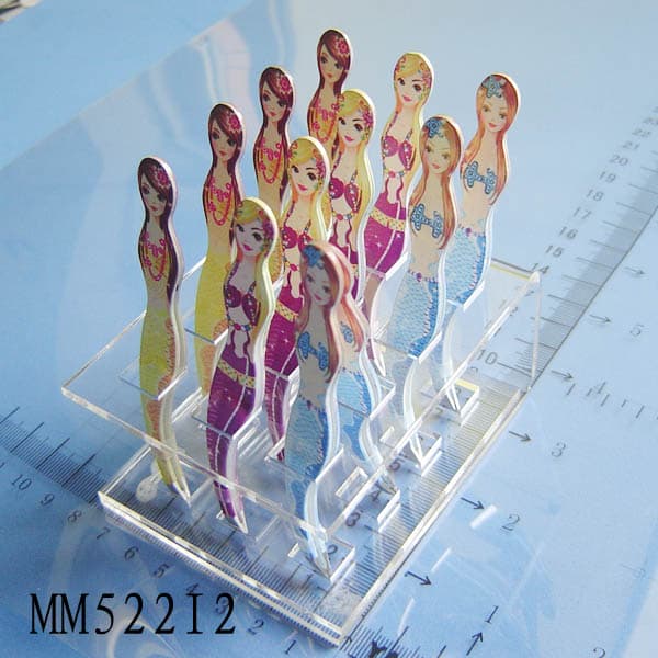 MM522I2 Eyebrow Tweezer 12Pcs In Display Acrylic Rack