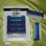 Nail Brush White Blue Red & Black