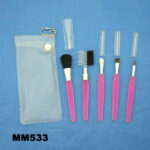 5Pcs Make Up Brush In Pvc Bag