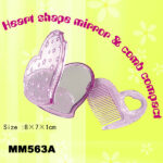 Heart Shape Mirror & Comb Compact