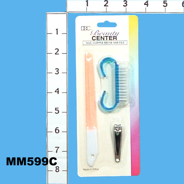MM599C 3Pcs Manicure Set B/C (Edd#02399)
