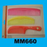 Set Of 3 Plastic Comb B/C