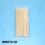 12Pcs Manicure And Pedicure ( Wooden Material)