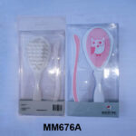 Brush & Comb In Pvc Box