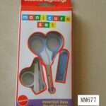 3Pcs Manicure Set In Color Box