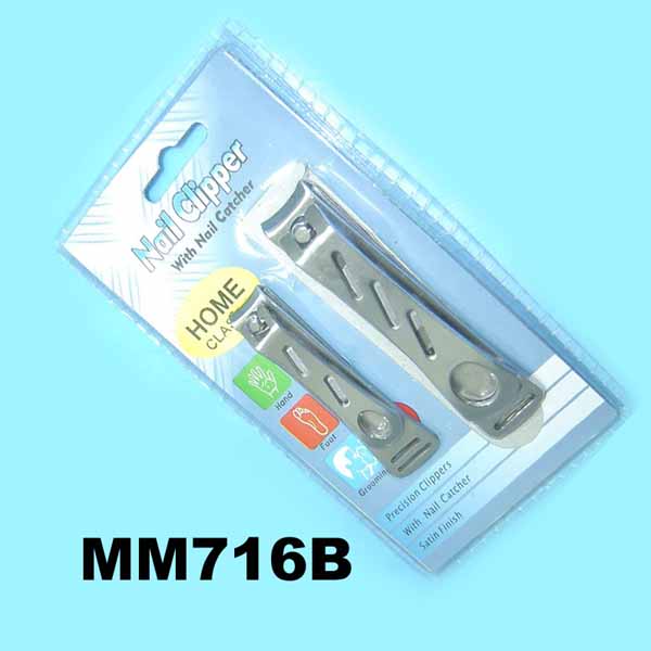 S/S Nail Clipper Set 2 Pcs