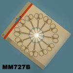 12Pcs Cosmetic Scissors