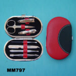 7Pcs  Stainless Steel Manicure Set In Colour Box