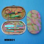 6Pcs  Stainless Steel Manicure Set In Colour Box