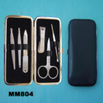 6Pcs  Stainless Steel Manicure Set In Colour Box