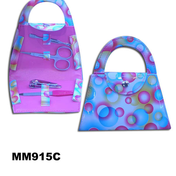 4Pcs Manicure Set In Lady Pouch