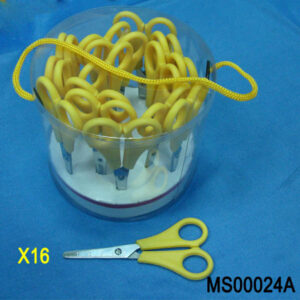 16Pcs Student Rule Scissors Pvc