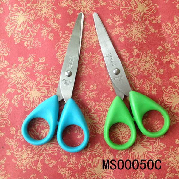 MS00050C 5" Plastic Handle Student Scissors