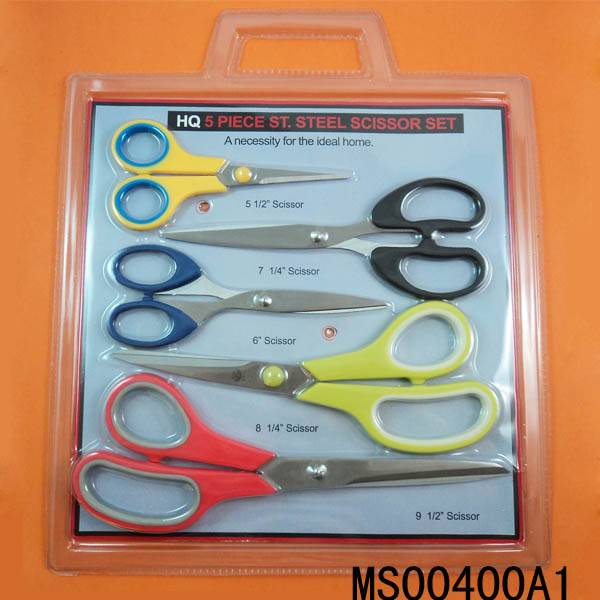 MS00400A1 5Pc S.S.Scissors Set D/B