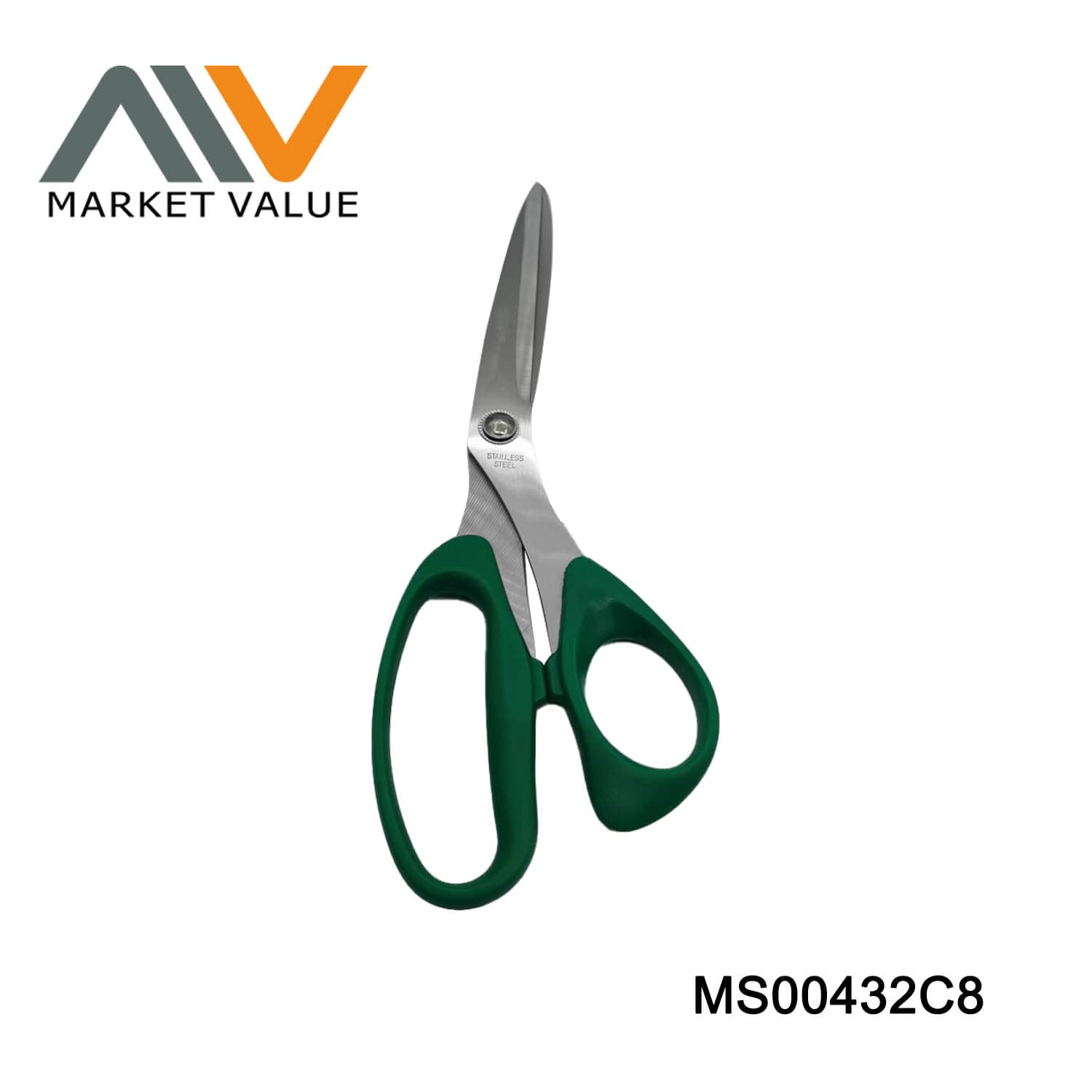 MS00432C8 8 Inch Ss Scissors With Pp Handle