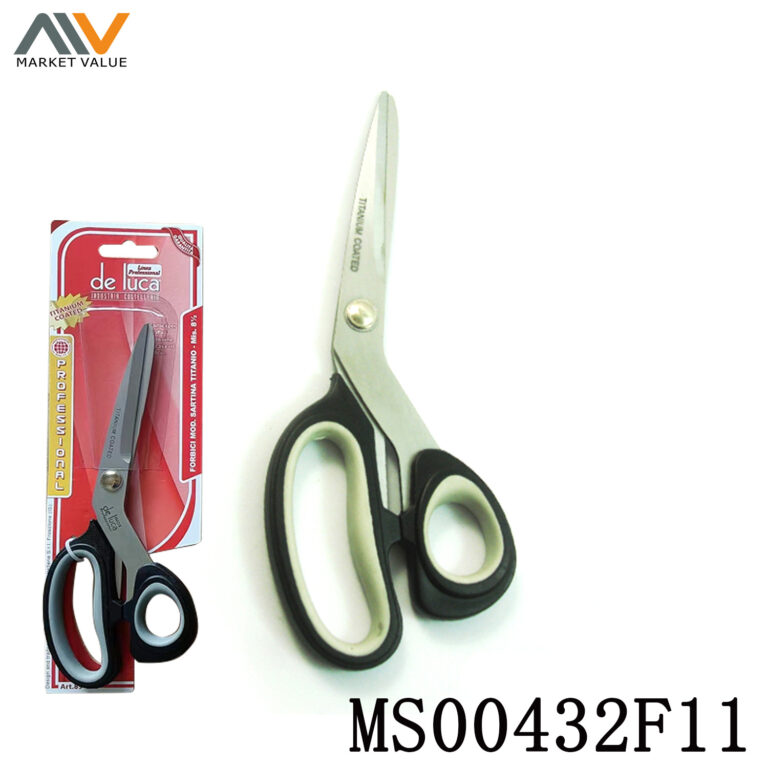 8" S/S Scissors Titanize Soft Handle