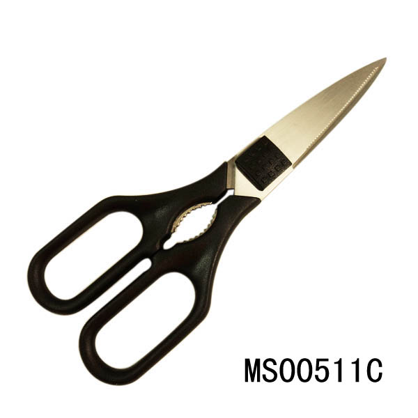 MS00511C S.S Plastic Handle Kitchen Scissor B/C
