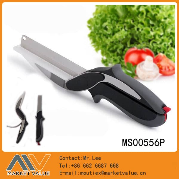MS00556P 10" Multi Kitchen Scissors With Tpr Handle In Color Box