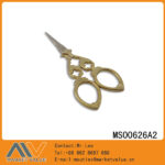 4.5" Die-Casting Chrome Plated Golden Scissors