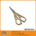 5" Die-Casting Chrome Plated Golden Scissors