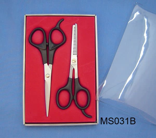 2Pcs Haircut Scissors In Pvc Box