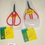 4"Small Stanless Steel Scissors With Red Color