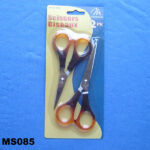 2Pcs 4"+5.5" Double Color Scissors B/C