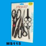 4Pcs Scissors + Paring B/C