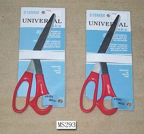 MS293A Scissors Orange Handle 215Mm T/C