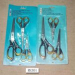 3Pcs Scissors Transparent Grip B/C