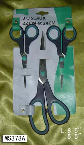 MS378A 3Pcs S/S Scissros Set T/C