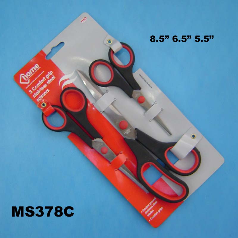 MS378C 3Pcs S/S Scissros Set T/C5.