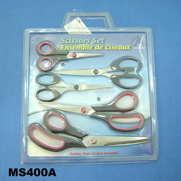 MS400A 5Pc S.S.Scissors Set D/B