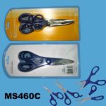 4Pcs S/S Scissors D/B 3Clr Red
