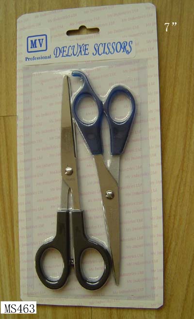 MS463 2Pcs 7" S/S Scissors B/C