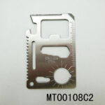 11-In-1 S/S Camp Credit Card Survival Multi Pocket Tool