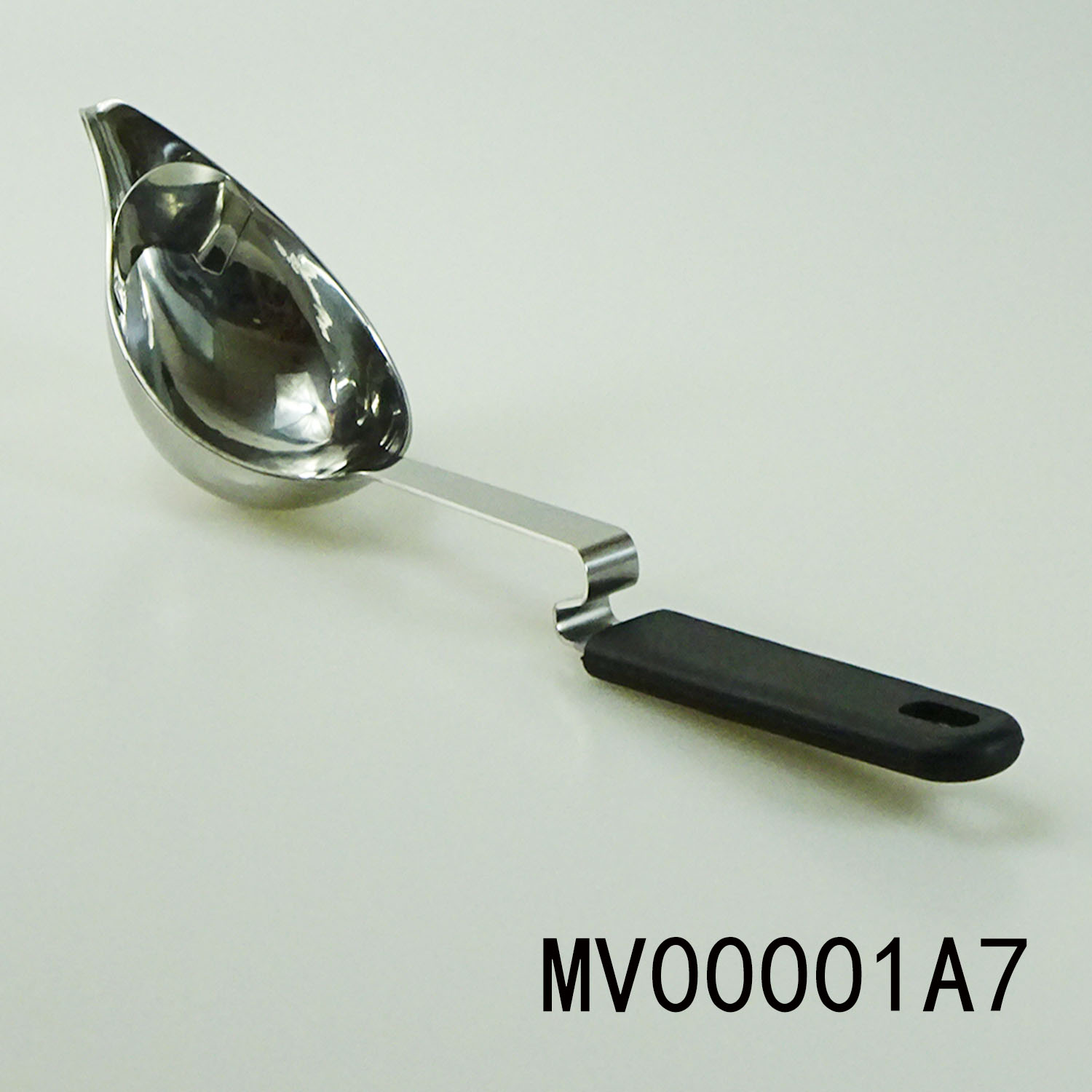 MV00001A7 Silicone Handle S.S. Spoon With Discharge Spout