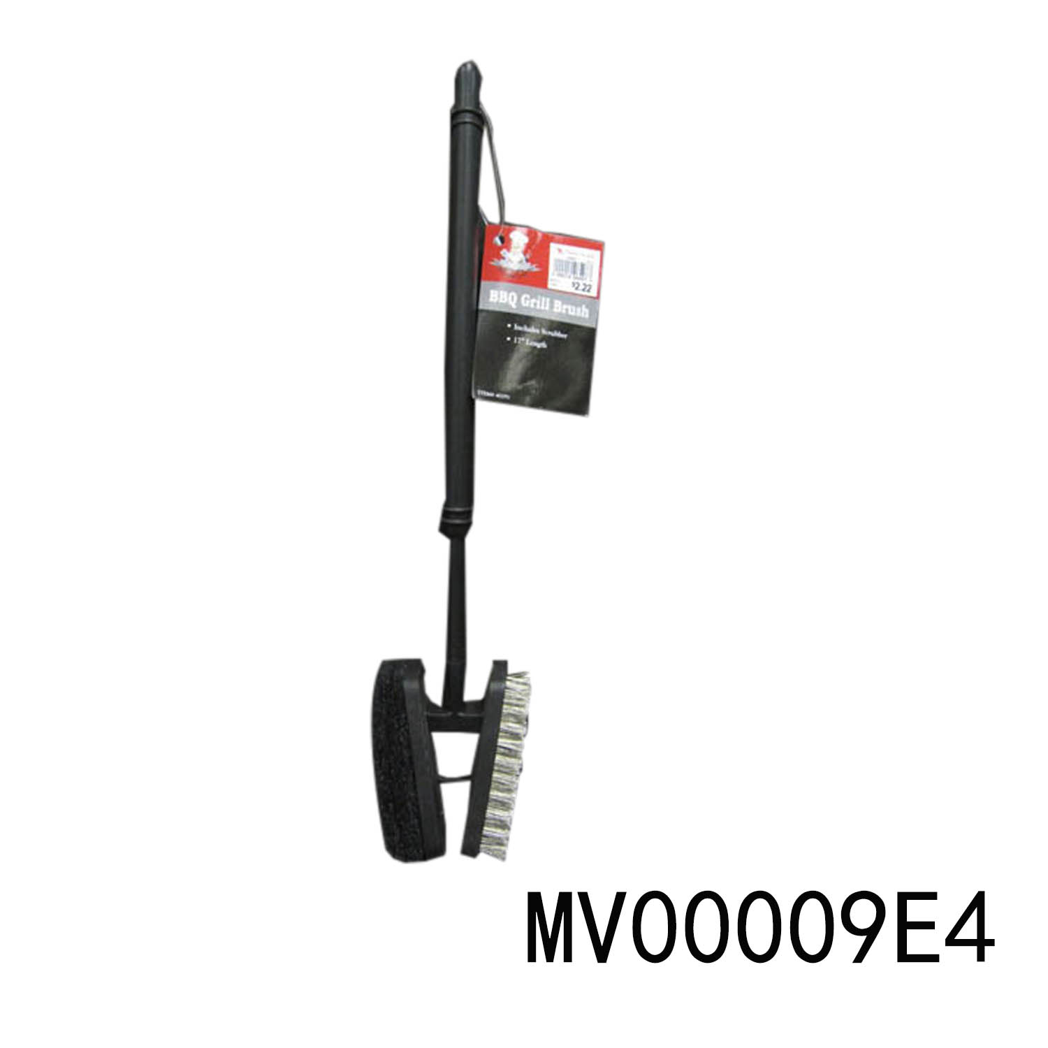 MV00009E4 17.5" Bbq Brush Plastic Handle