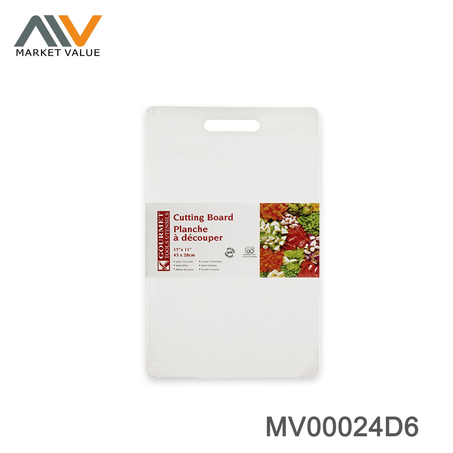 MV00024D6 Hdpe Plastic Cutting Board Card Sp