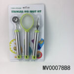 Stainless Steel Fruit Scoop 3 Piece Set