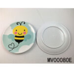 6"100% Melamine Dish In Pp Bag