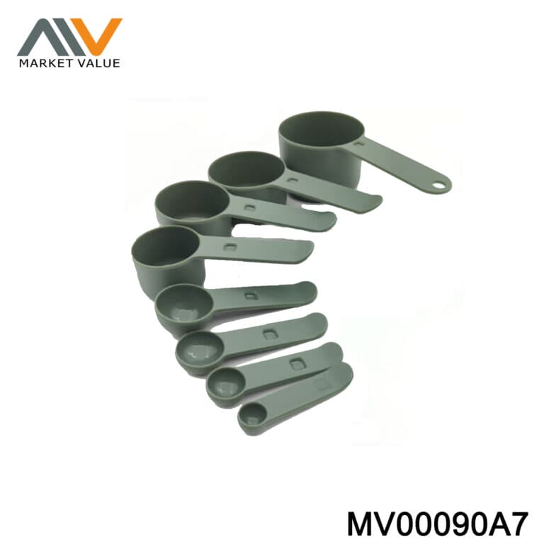 8PC Plastic Measuring Cup And Measuring Spoon