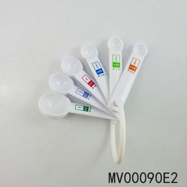 MV00090E2 6Pcs Plastic Measuring Spoon