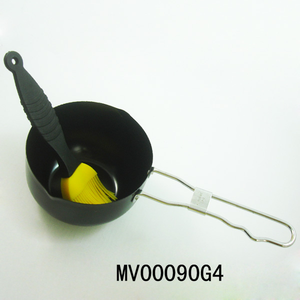 MV00090G4 Bbq Tools(Oil Pan+Silicone Brush)