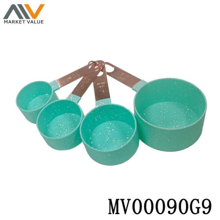 4Pcs Ss Handle Plastic Measuring Cup