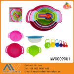 Sets Of 10Pcs Sweet Color Mixing Bowl In Color Box