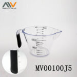 400Ml Plastic Measuer Cup With Tpr Handle