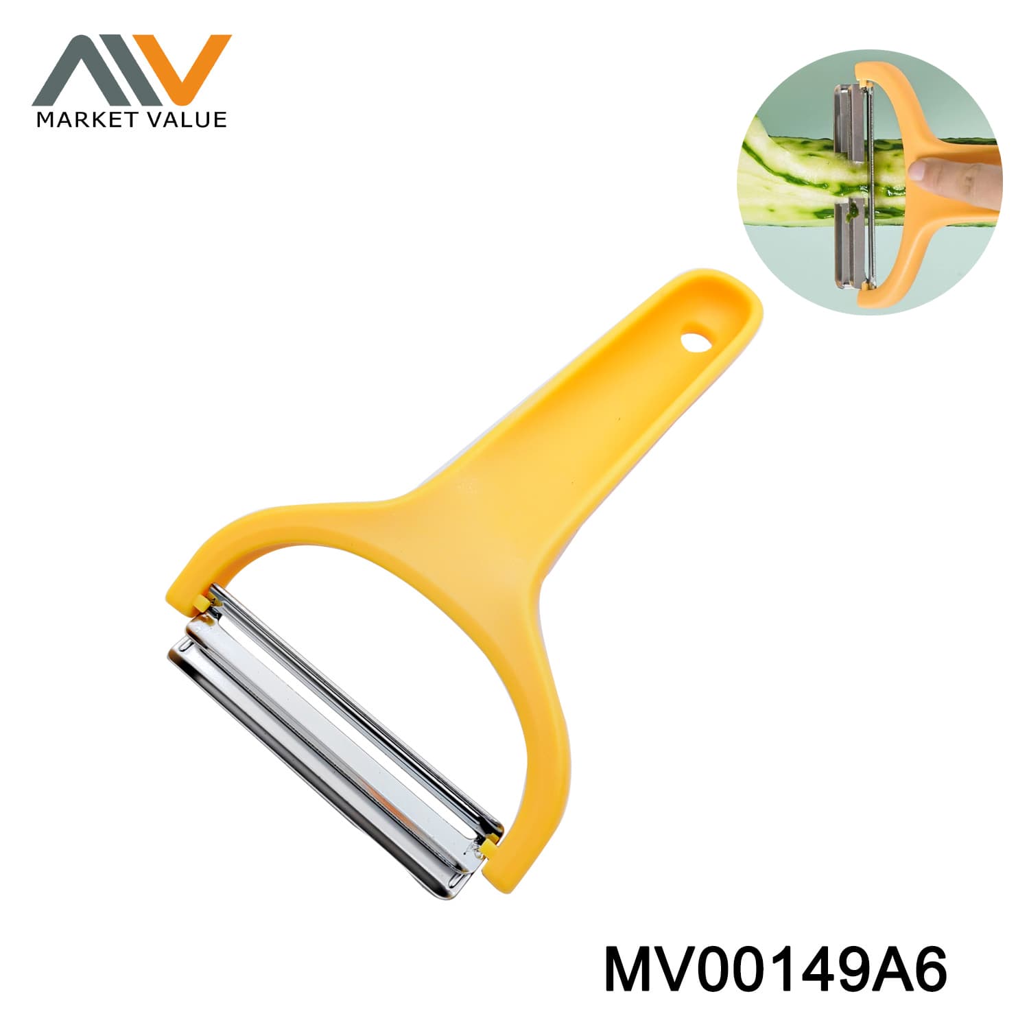 MV00149A6 2 Blades Peeler With Pp Handle