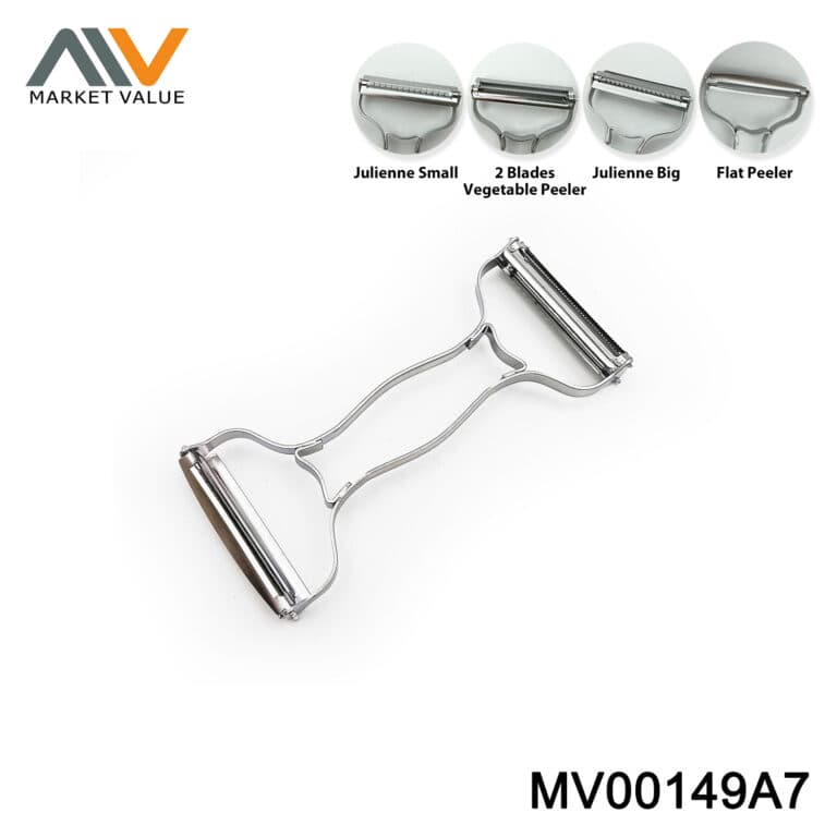 4 in 1 Jumbo SS Peeler in box